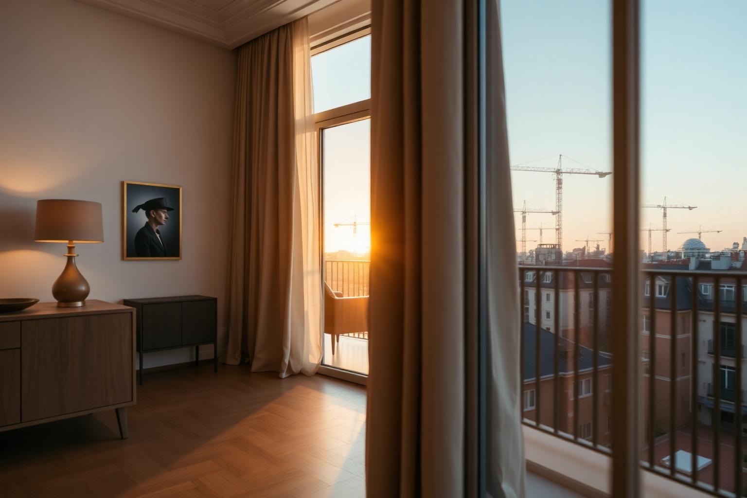 Vivienda consolidada en Madrid frente a nuevo desarrollo urbanístico en construcción, plataforma Madrid Crece