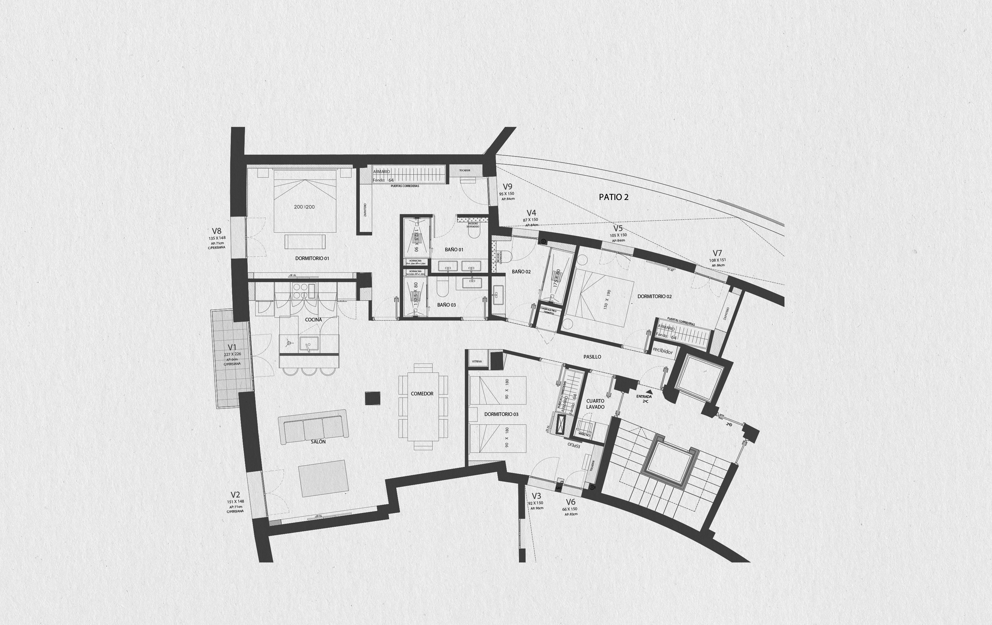Antonia Mercé, 2 · Vivienda exterior de 168 m² con terraza en Goya - imagen 3