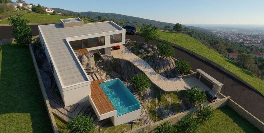 Calle Abeto — Chalet de obra nueva de 466 m² con piscina infinity en Los Robles · Torrelodones - imagen 2