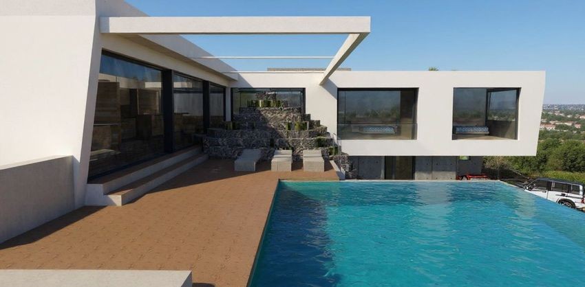Calle Abeto — Chalet de obra nueva de 466 m² con piscina infinity en Los Robles · Torrelodones - imagen 3