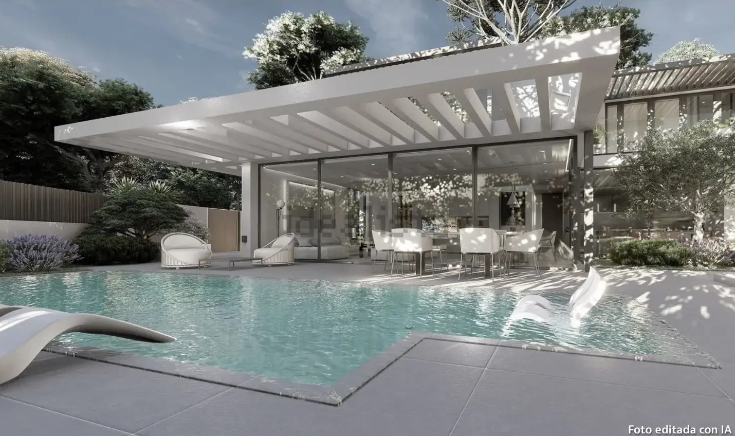 Chalet de diseño en construcción con piscina en Las Rozas - imagen 4