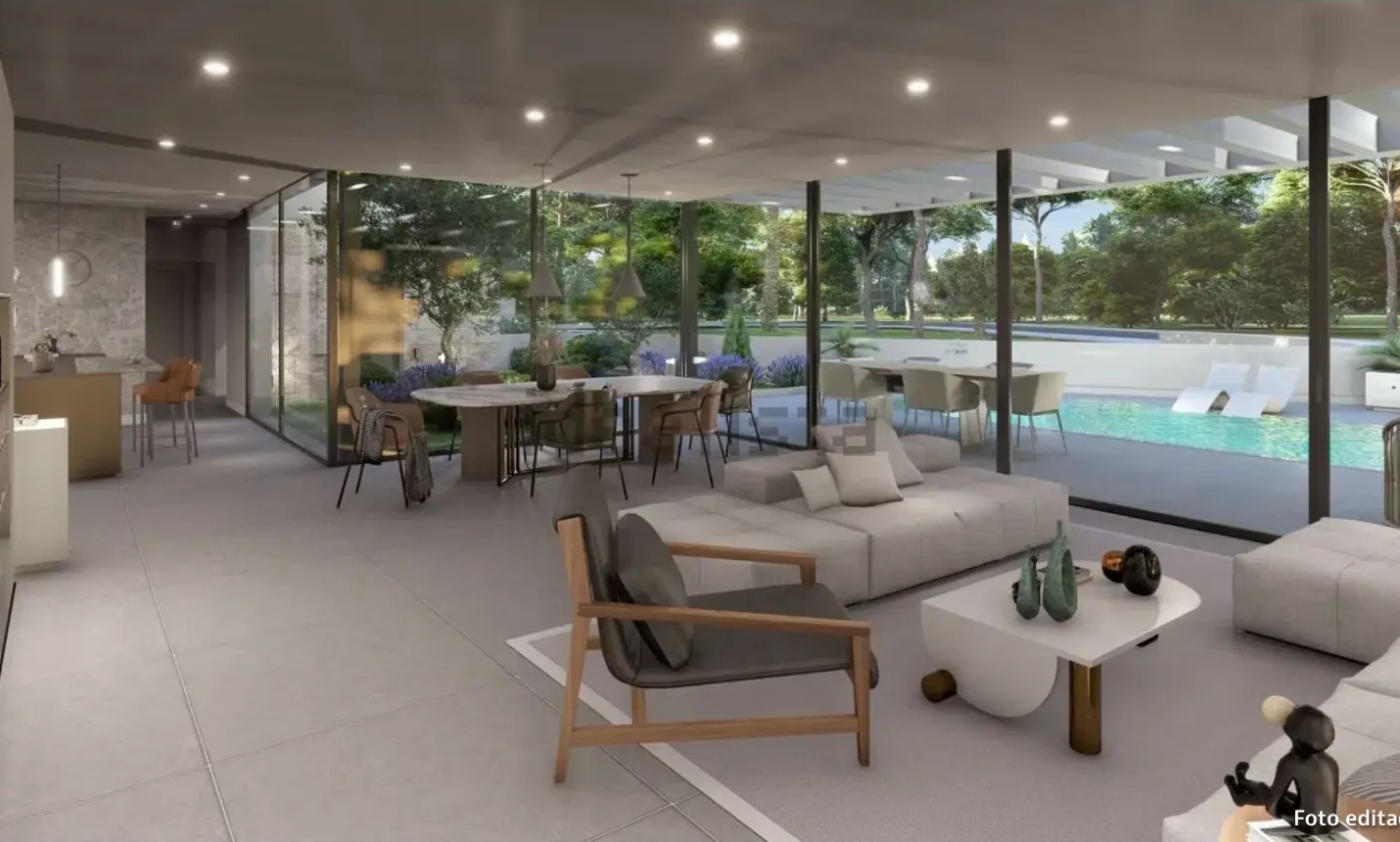 Chalet de diseño en construcción con piscina en Las Rozas - imagen 5