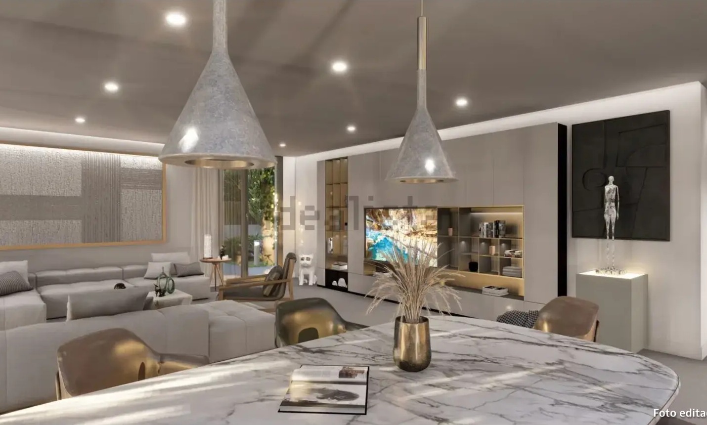 Chalet de diseño en construcción con piscina en Las Rozas - imagen 7