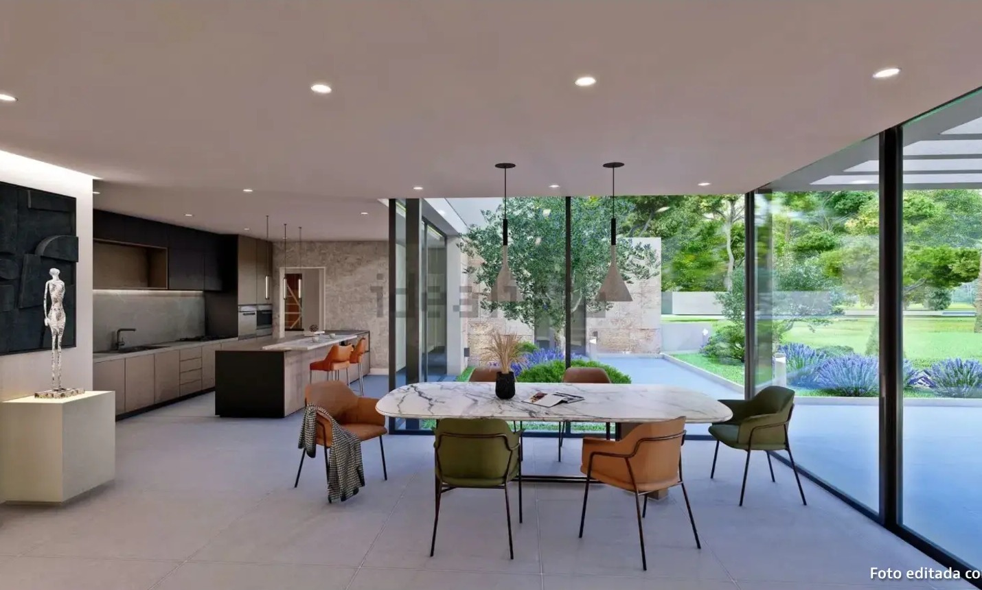 Chalet de diseño en construcción con piscina en Las Rozas - imagen 8