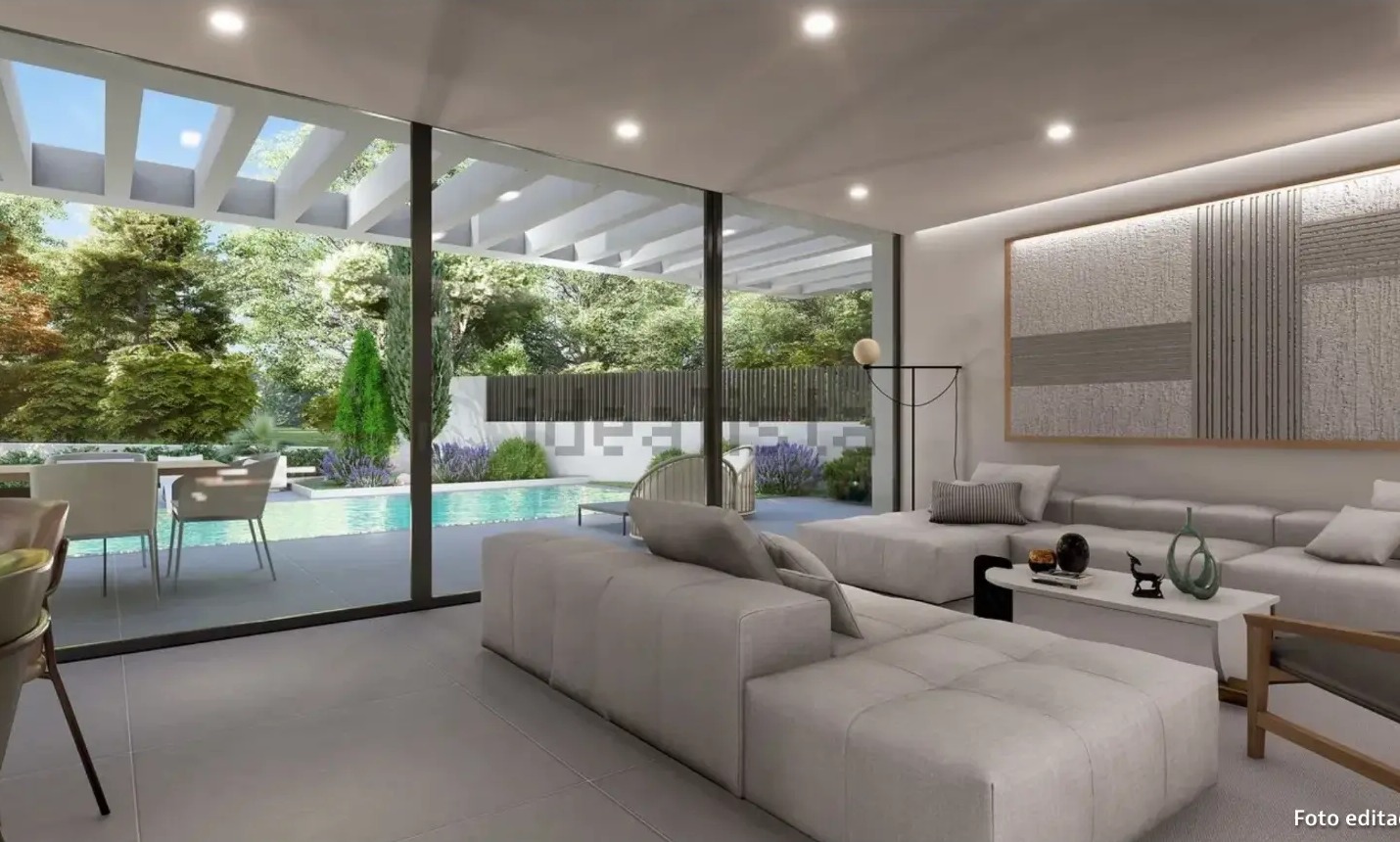 Chalet de diseño en construcción con piscina en Las Rozas - imagen 15