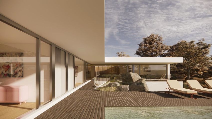 Los Robles — Chalet de obra nueva de 407 m² con piscina infinity y vistas a Madrid · Torrelodones - imagen 3