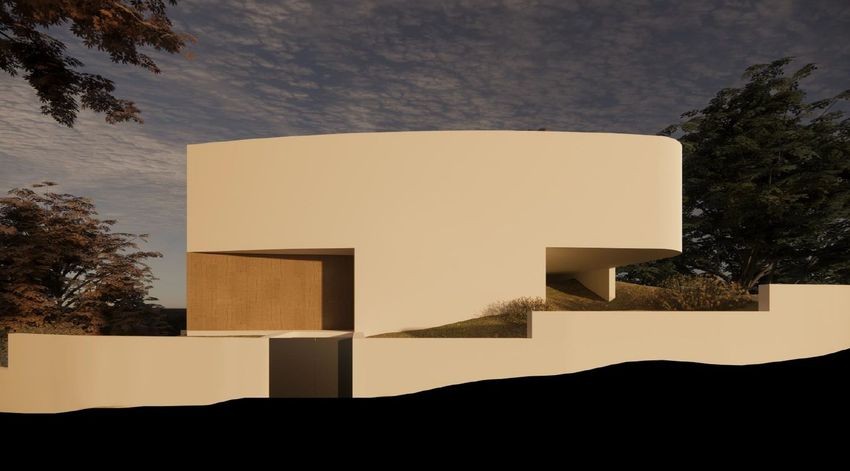 Plano 1 de Los Robles — Chalet de obra nueva de 407 m² con piscina infinity y vistas a Madrid · Torrelodones