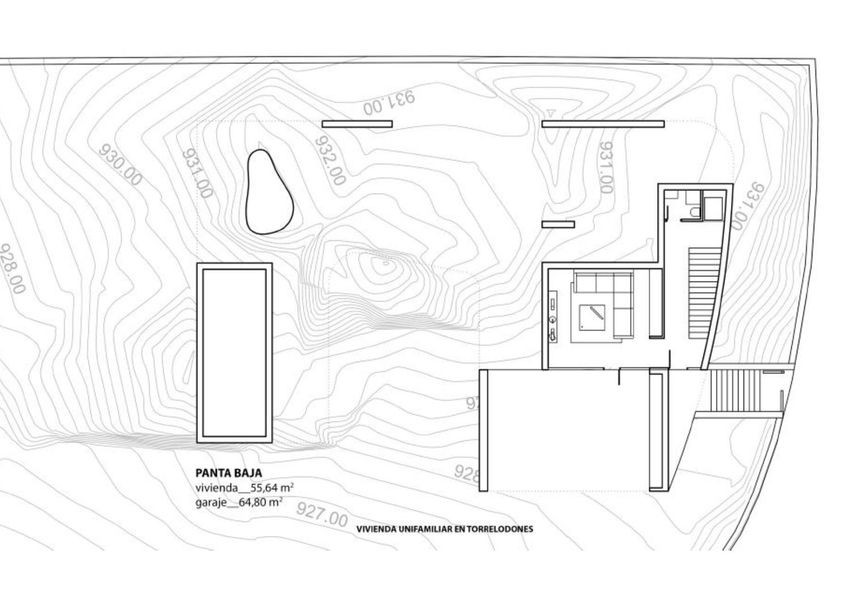 Plano 3 de Los Robles — Chalet de obra nueva de 407 m² con piscina infinity y vistas a Madrid · Torrelodones