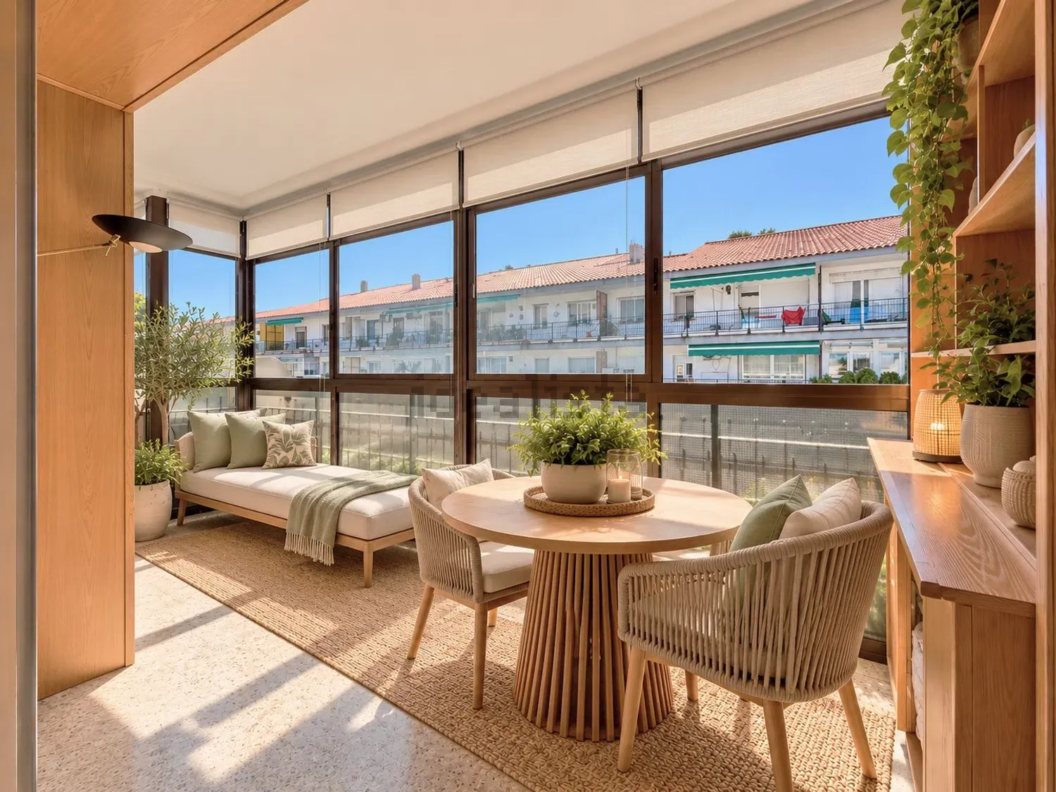 Luminoso piso con terraza acristalada y urbanización con piscina en Collado Villalba - imagen 2