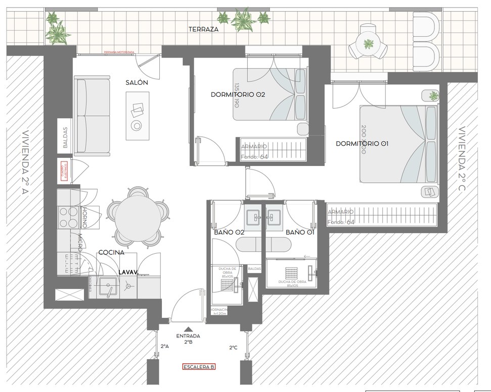 General Pardiñas, 69 · Vivienda de 97 m² con terraza en Lista - imagen 2
