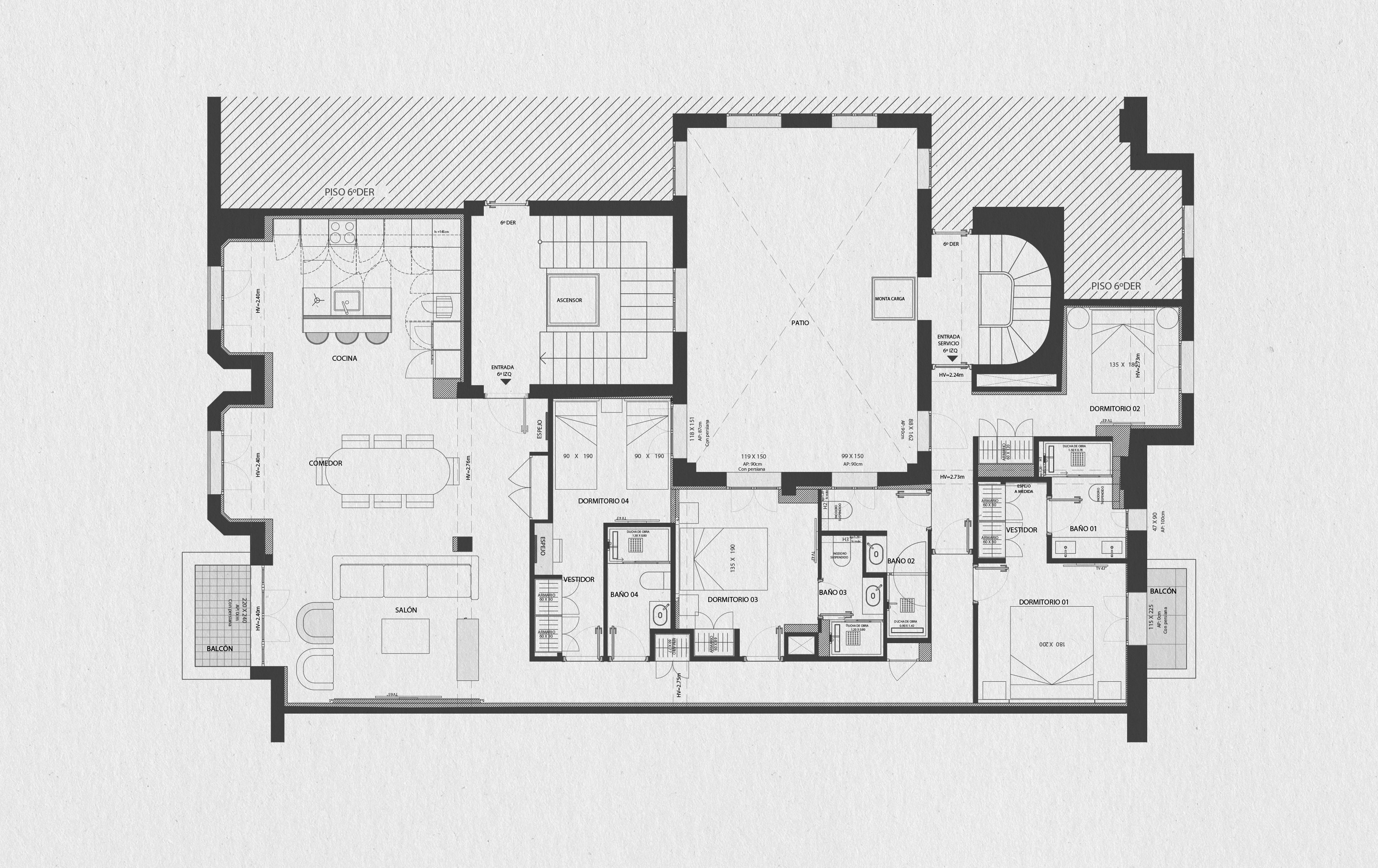 Goya, 139 · Vivienda reformada de 198 m² con dos terrazas - imagen 3