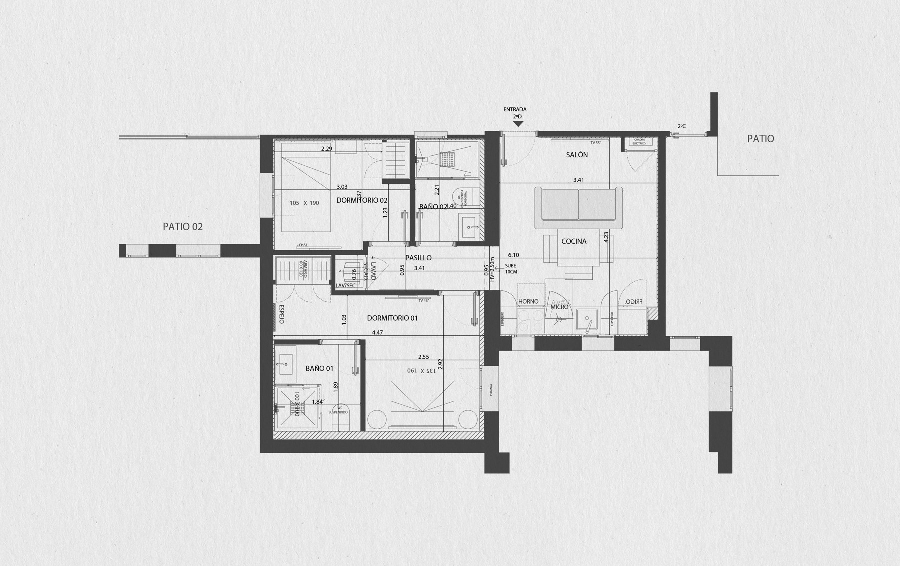 Lagasca 136 · Vivienda reformada de 2 dormitorios en Castellana - imagen 4