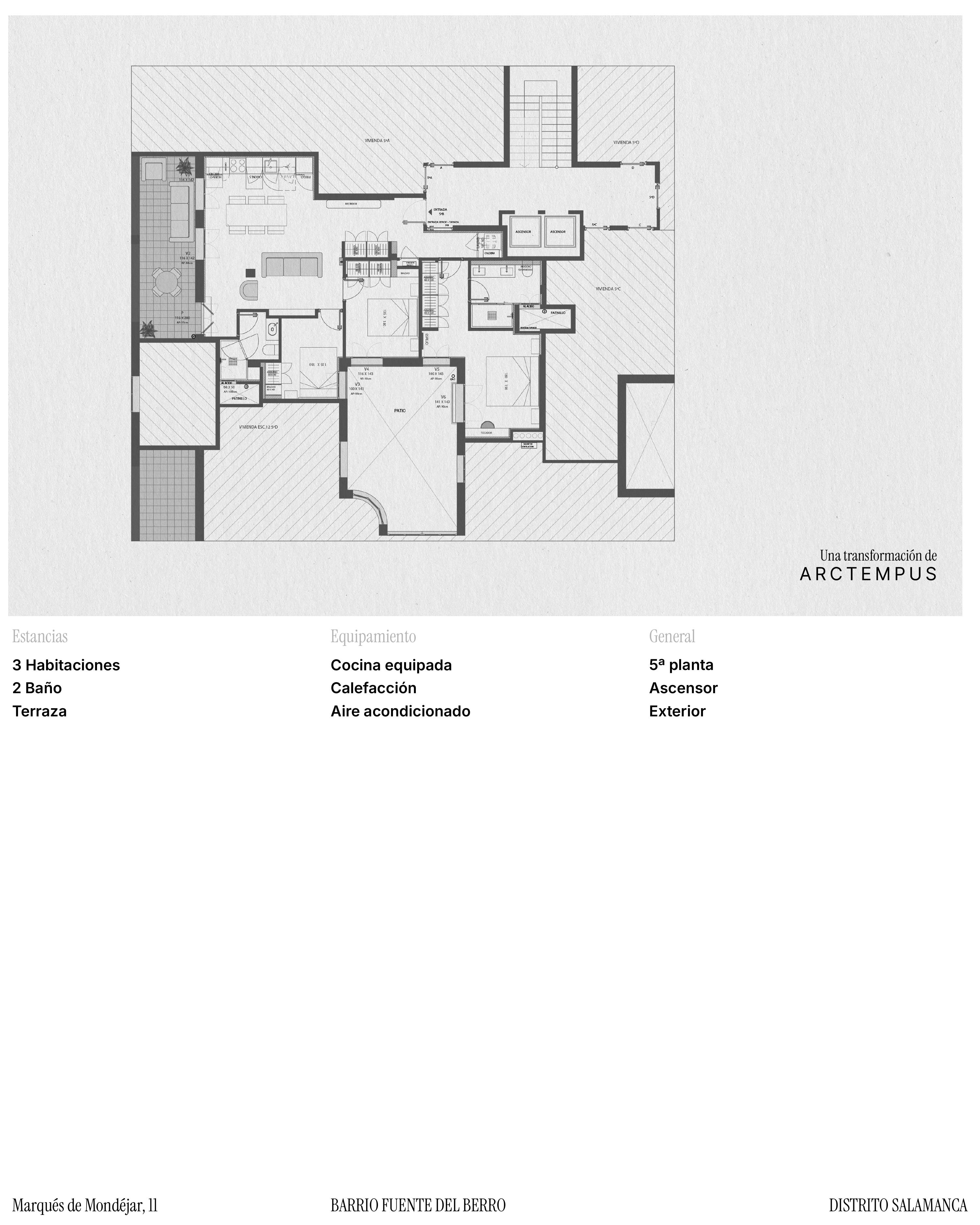 Marqués de Mondéjar, 11 · Vivienda con terraza de 118 m² en Fuente del Berro - imagen 36